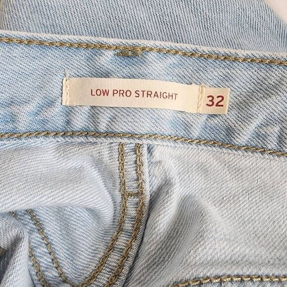 Levi's Low Pro Straight Women's Jeans Light Wash Size 32 - Picture 12 of 15